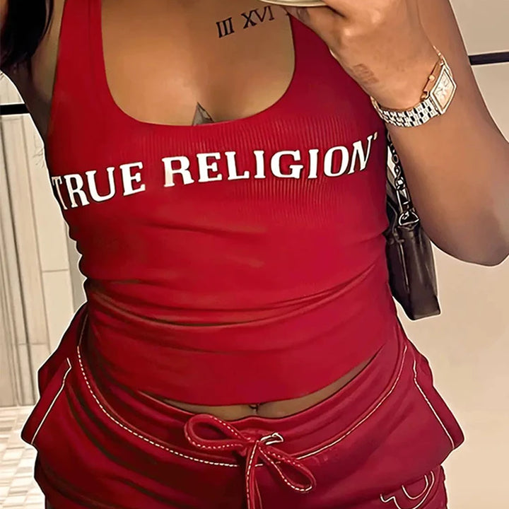 Crop Tops Summer Ribbed 2 Piece Pant Set Outfits Women Y2K Streetwear Sexy Club Graphic Crop Shirts Two Piece Set Shorts Pant