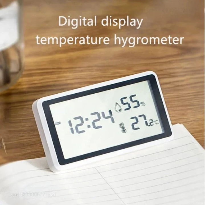 Xiaomi Electronic Thermometer Hygrometer Weather Station High Precision with Table Clock Function Mini Thermometer LCD Tools