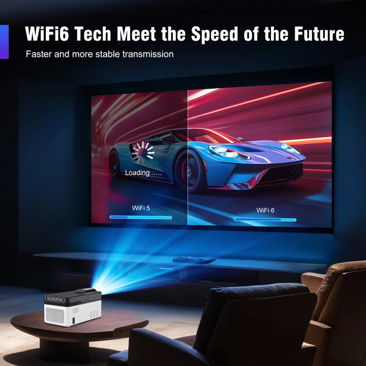 Magcubic Ultra Short Throw HY450 Projector With Auto Offset 1080P 8K Electronic Focus 900 ANSI WiFi6 BT5.4 Allwinner H716 Voice