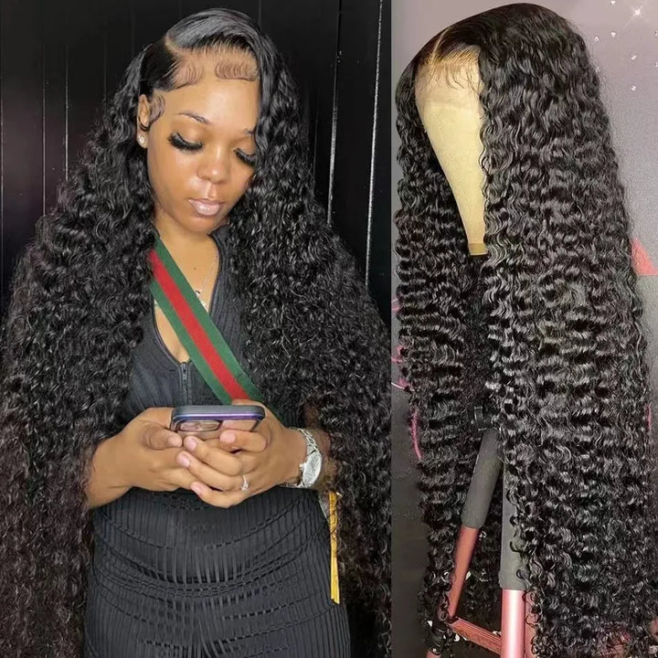 Brazilian 13x4 Hd Lace Frontal Human Hair Wigs For Women 30 40 Inch 200 Density 13x6 Body Wave Lace Frontal Human Hair Wig