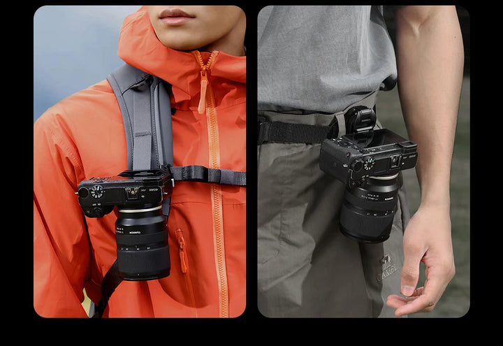 Ulanzi UKA07 Uka Quick-Release Kit for Backpack Hassle-Free Hanging 10KG Load Suit for Arca-Swiss & F38 Quick Release System