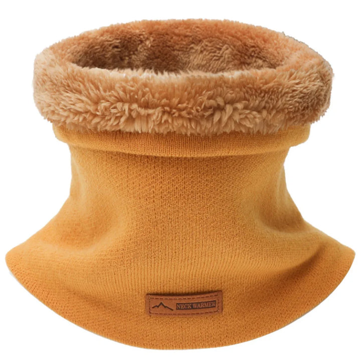 Unisex Winter Scarf Fleece Ring Bandana Thick Cashmere Warm Solid Scarf Women Men Neck Warmer Outdoor Sport Ski Cycling Mask