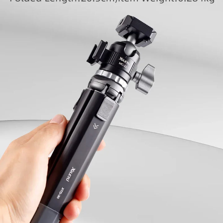 XILETU XTD20 XTD30 Mini Handheld Tripod for Mobile Phone Camera Live Streaming Photography Portable Pocket Holder Accessory