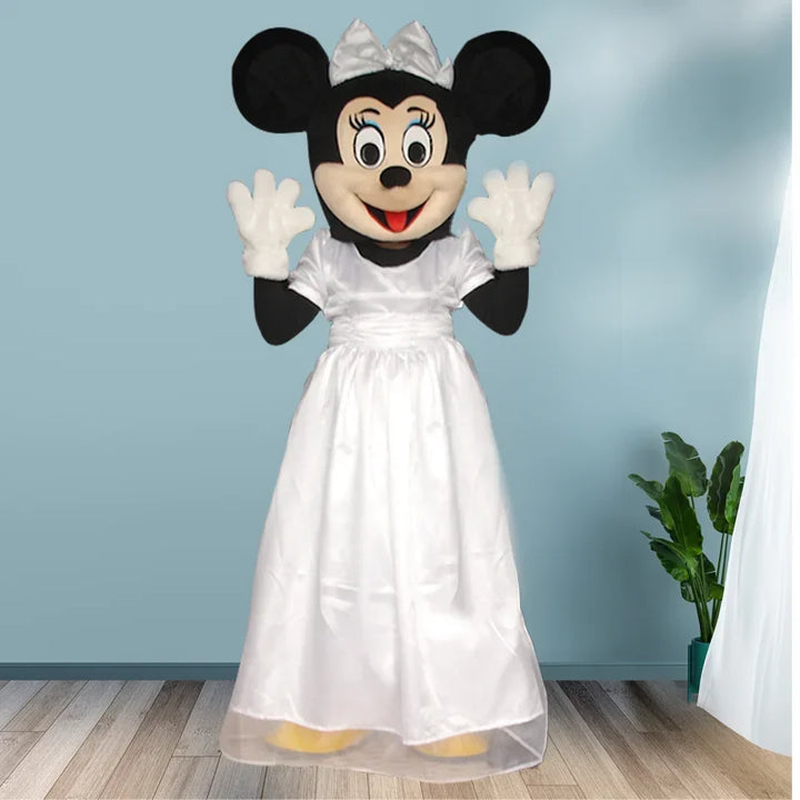 Mickey Minnie Mouse Mascot Costume Set Classic Disney Cartoon Characters Advertising Event Party Christmas Costume for Adult
