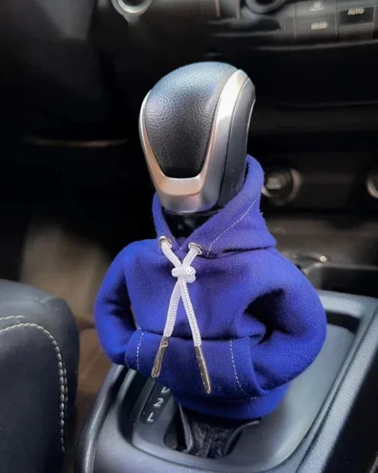Winter Fashion Hoodie Car Gear Shift Knob Cover Manual Handle Gear Shift Decor Automatic Magical Christmas Interior Accessories