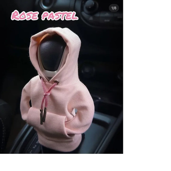 Hoodie Car Gear Shift Cover Fashion Gearshift Hoodie Car Gear Shift Knob Cover Manual Handle Gear Sweatshirt Change Lever Cover