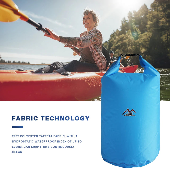 2L/10L/20L Waterproof Dry Bag Sack for Camping Drift Trekking Swimming Rafting Kayak River Trekking Fishing Outdoor Waterbag