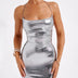 New Women Summer Dresses Strap Clubwear Sexy Backless Halter Bandage Long Dress Slim Solid Off Shoulder Lady Clothing Streetwear