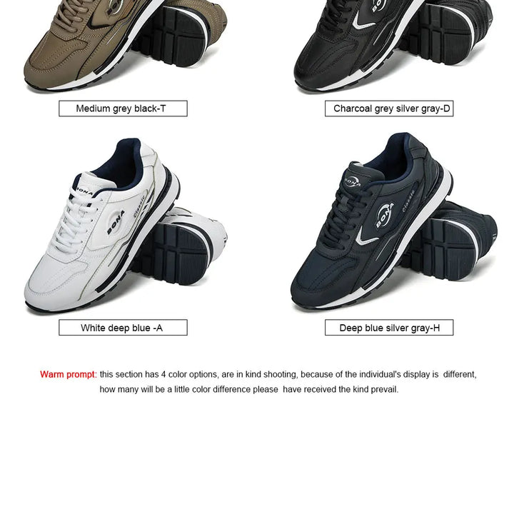 BONA 2023 New Designers  Man Anti-slip Jogging Footwear Trendy Running Shoes Men Outdoor Walking Sport Shoes Man Sneaker