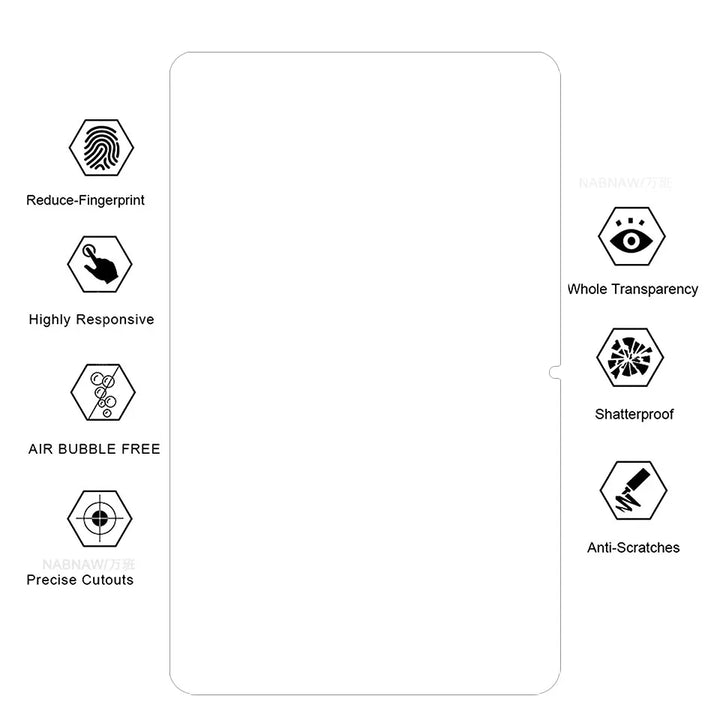 2 Pieces Clear Hard Film HD Screen Protector Scratch Proof Tempered Glass For Teclast T60 Plus 12