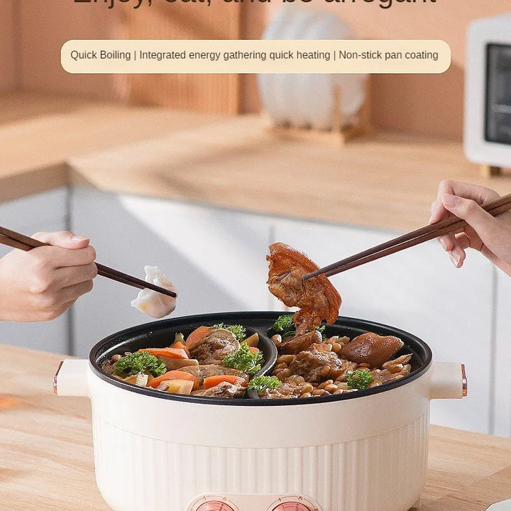 Electric hot pot Household small electric hot pot nonstick electric pot electric hot pot household nonstick pan Electric Cooker