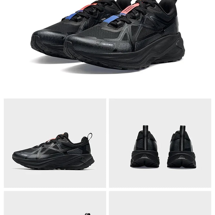Xtep Steep Mountain Running Shoes For Men 2024 Autumn Comfortable Sports Shoes Cushion Support Breathable Sneakers 876319110007