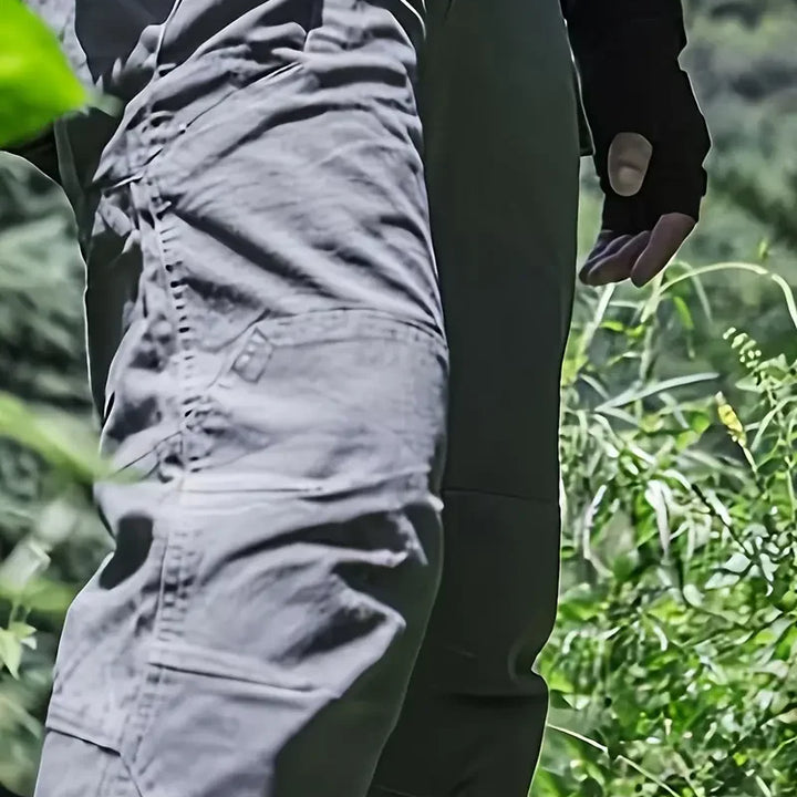Men's Outdoor Multi Functional Tactical Pants, Multi Pocket Outdoor Hiking Sweatpants, Water-repellent, wear-resistant