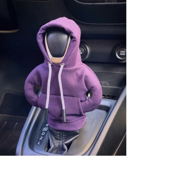 Hoodie Car Gear Shift Cover Fashion Gearshift Hoodie Car Gear Shift Knob Cover Manual Handle Gear Sweatshirt Change Lever Cover