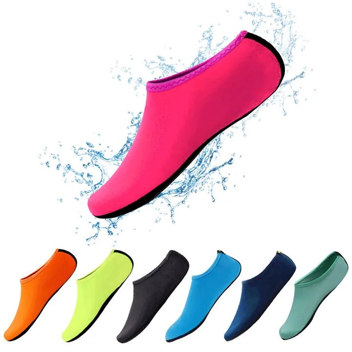 Unisex Water Shoes Swimming Diving Socks Summer Aqua Beach Sandal Flat Shoe Seaside Non-Slip Sneaker Socks Slipper for Women Men