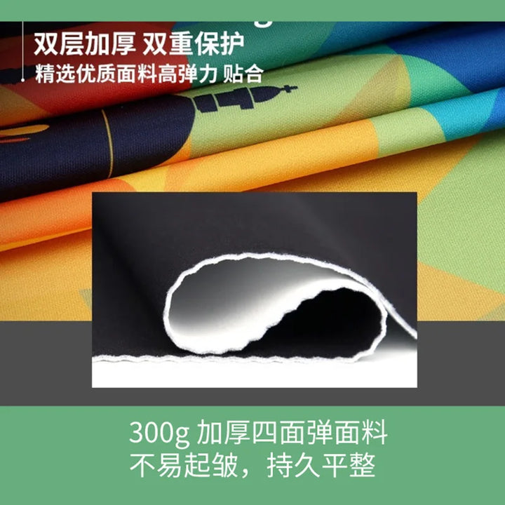 2024 Free Customized Pattern Luggage Case Protective Cover with Elastic, Thickened, Wear-resistant Printing, Suitcase Dust Cover