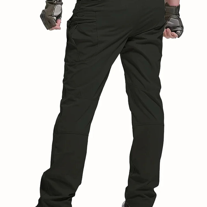 Men's Outdoor Multi Functional Tactical Pants, Multi Pocket Outdoor Hiking Sweatpants, Water-repellent, wear-resistant