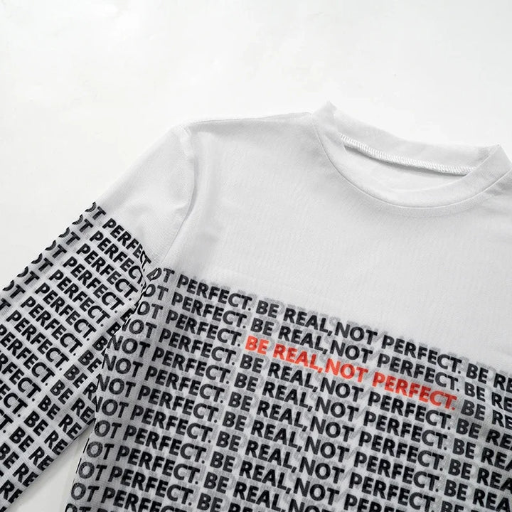 2024 new Sexy See Thorugh Bodysuit Womens Long Sleeve Graphic One Pieces T-Shirt Corset Tops Autumn High Waist Mesh Jumpsuits