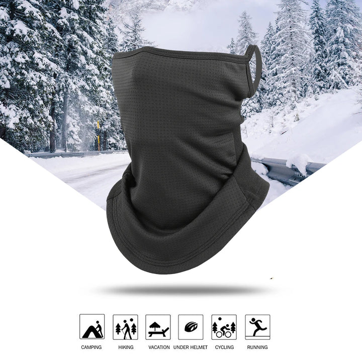 Winter Bandana Face Scarf Mask Warmer Neck Gaiter Sport Hanging Ear Snowboard Ski Neckerchief Windproof Thermal Half Face Cover