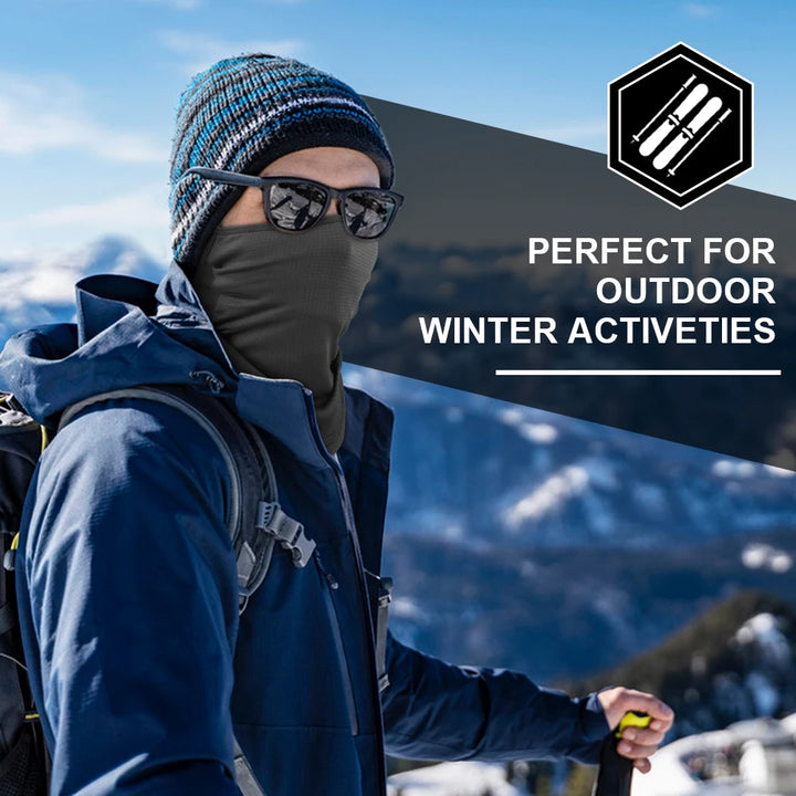 Winter Bandana Face Scarf Mask Warmer Neck Gaiter Sport Hanging Ear Snowboard Ski Neckerchief Windproof Thermal Half Face Cover