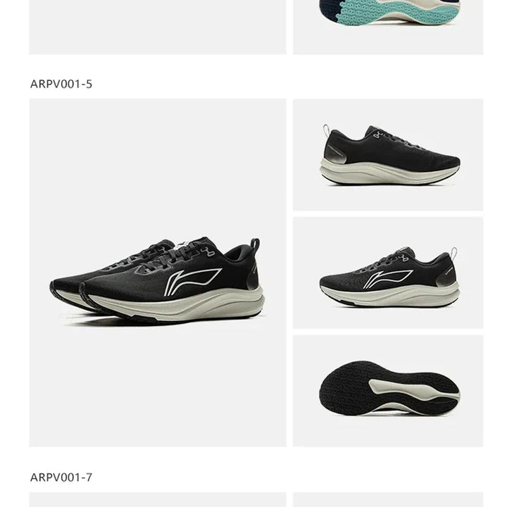 Li-Ning Men RED HARE 8 Racing Running Shoes LIGHT FOAM ULTRA Cushion Reflective Stable Shoes LiNing Training Shoes ARPV001