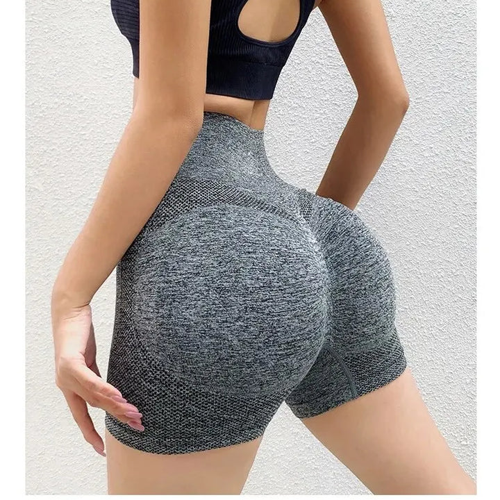 Yoga Shorts Cross-border Honey Buttocks Buttocks Sports High Waist Abdomen Stretch Tight-fitting Anti-glare Quick-drying Fitness