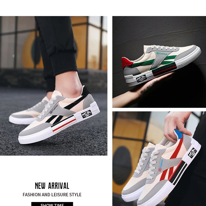 Summer Fashion Men Sneakers Breathable Casual Shoes for Man Flat Casual Sneakers Mens 2024 New Vulcanized Shoes Erkek Ayakkabı