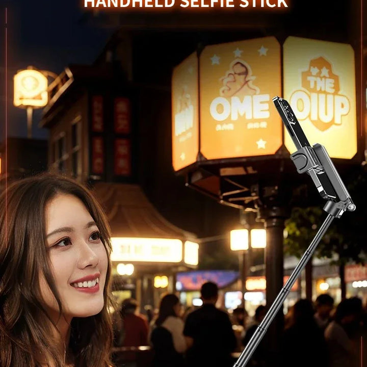 Newly Upgraded Design Mini Bluetooth Portable Telescopic Multifunctional Tripod Phone Selfie Stick
