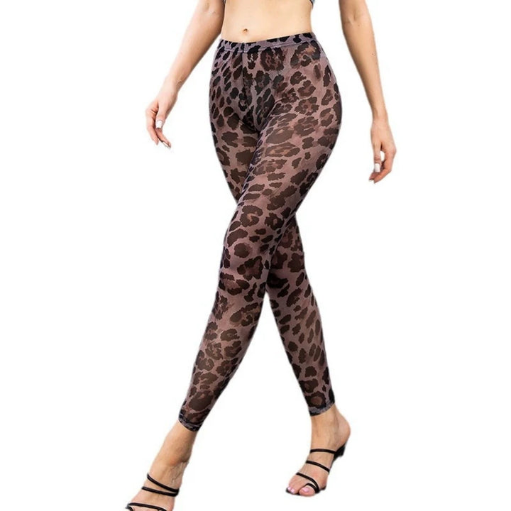 HLJ&GG Fashion Y2K Letter Printing Crop Top Two Piece Sets Women Round Neck Short Sleeve Tshirts And Leopard Pants Outfits 2025