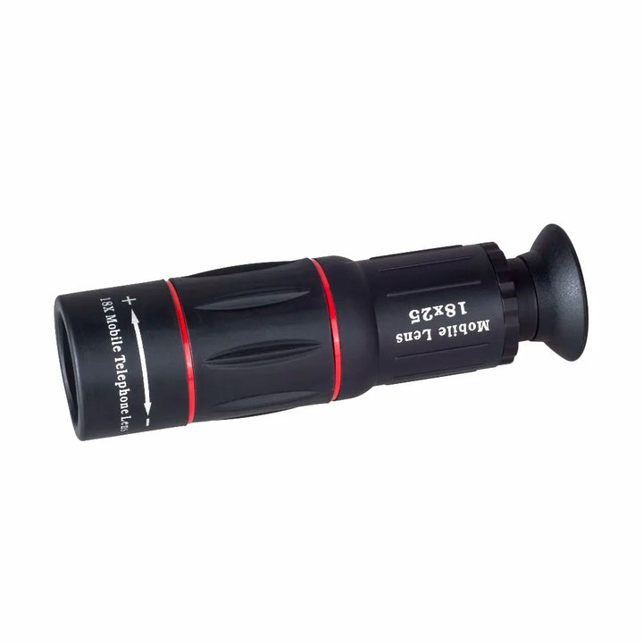 Mobile Phone Lenses 18X Telescope Monocular Zoom Camera Lens for IPhone 7 Samsung S8 with Tripod&Bluetooth Remote Control