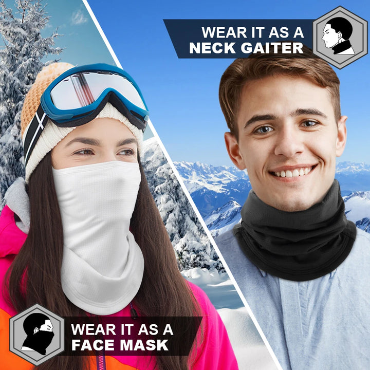 Winter Bandana Face Scarf Mask Warmer Neck Gaiter Sport Hanging Ear Snowboard Ski Neckerchief Windproof Thermal Half Face Cover