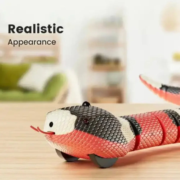 Smart Sensing Snake Cat Toys Interactive, Electronic Snake Induction Toy Kitten Puppy Prank Snake Toy Pet Cat Accessories