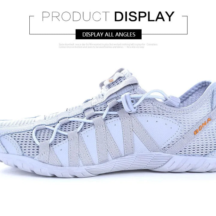 BONA New Popular Style Men Running Shoes Lace Up Athletic Shoes Outdoor Walkng jogging Sneakers Comfortable
