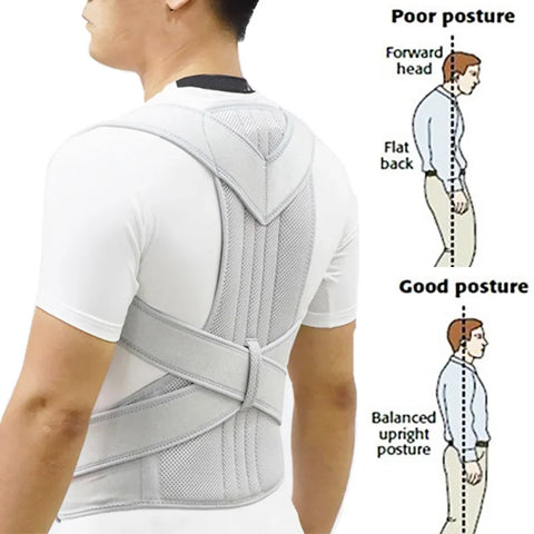 Adult Universal Back Support Adjustable Back Posture Corrector Back Support Stop Bending And Hunchback High Quality Trainer