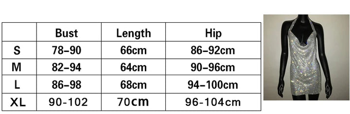 Bling Rhinestone Backless Dress Sexy Deep V Neck Sleeveless Side Split Halter Dress Nightclub Party Evening Dresses