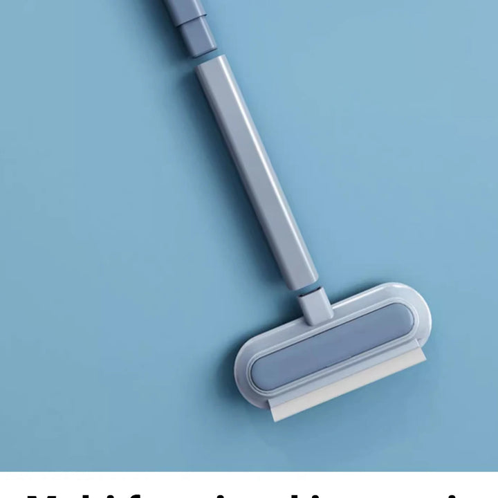 Multifunctional Pet Hair Remover Brush Long Handle Window Cleaning Brush Pet Fur Cleaning Tool Manual Cat Dog Hair Remover Brush