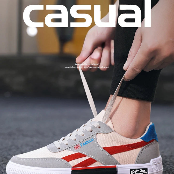 Summer Fashion Men Sneakers Breathable Casual Shoes for Man Flat Casual Sneakers Mens 2024 New Vulcanized Shoes Erkek Ayakkabı