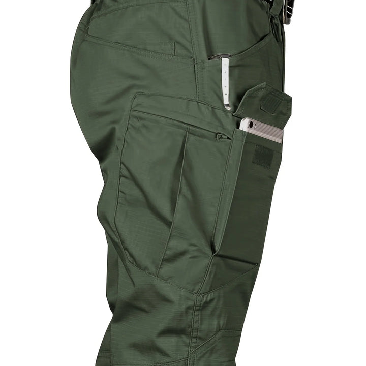 Men's Outdoor Multi Functional Tactical Pants, Multi Pocket Outdoor Hiking Sweatpants, Water-repellent, wear-resistant