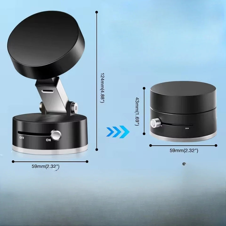 Strong Magnetic Car Mobile Phone Holder 2025 Hot-selling Double-sideds Magnetic Foldable Stand Auto Interior Accessories