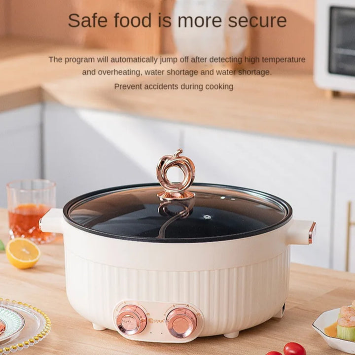 Electric hot pot Household small electric hot pot nonstick electric pot electric hot pot household nonstick pan Electric Cooker