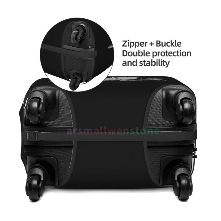 Viking Ship Luggage Cover Suitcase Protector Thicken Elasticity Dust Covered Anti-scratch Protective Case 18-32 Inch