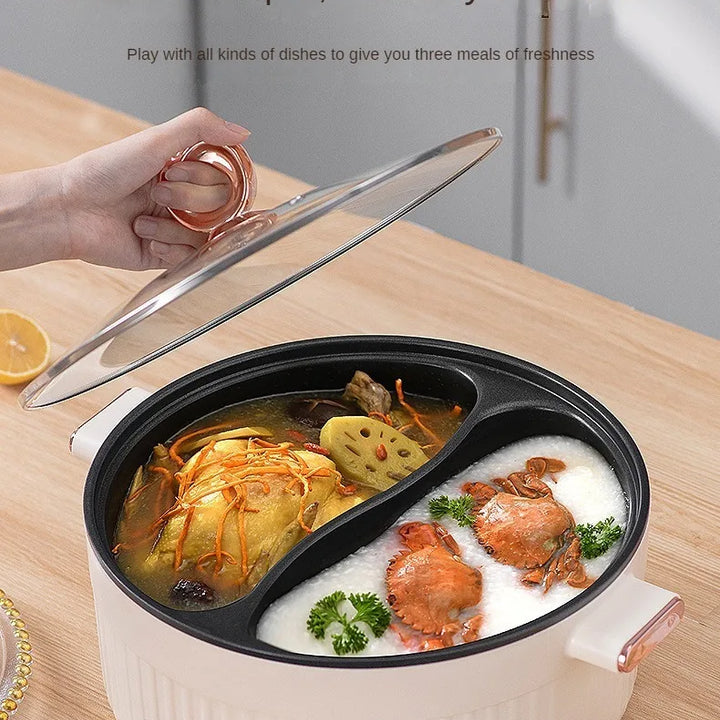 Electric hot pot Household small electric hot pot nonstick electric pot electric hot pot household nonstick pan Electric Cooker