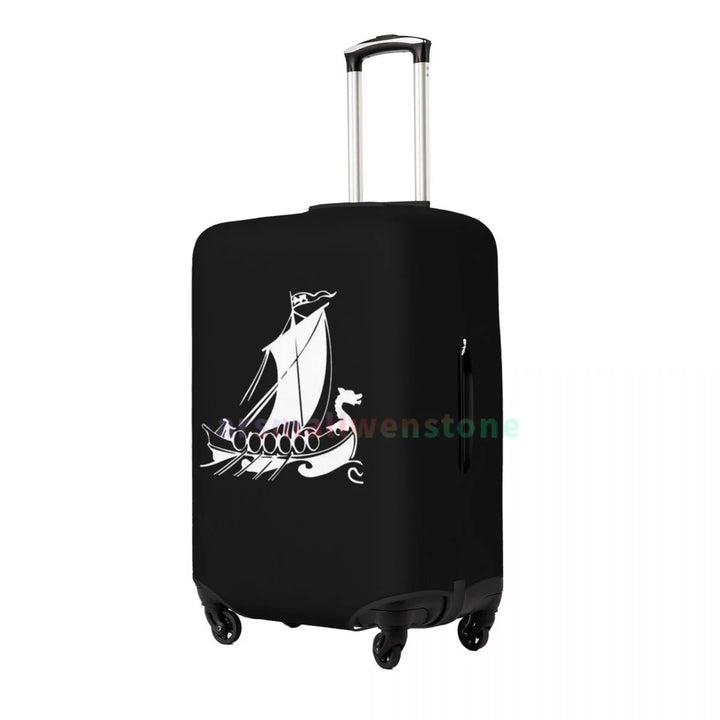 Viking Ship Luggage Cover Suitcase Protector Thicken Elasticity Dust Covered Anti-scratch Protective Case 18-32 Inch
