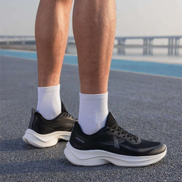 Xtep Running Shoes for Men 2025 Summer Shock-absorbing Non-slip Lightweight Mesh Comfortable Breathable Sport Shoes 875219110015