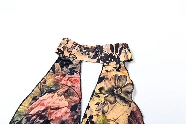 Sisterlinda Y2K Print Sexy 2 Piece Set Trend Coquette High Street Halter Crop Tanks+Matchig Skirts Mujer Attractive Party Suits