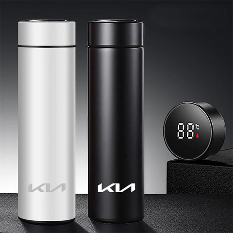 500ml smart thermos bottle with logo For New KiaKN  Sportage Ceed Picanto Rio ProCeed Morning Stonic Optima 5 3 4 K7 K5 K8 K3 K9