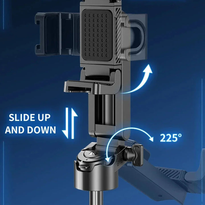 Newly Upgraded Design Mini Bluetooth Portable Telescopic Multifunctional Tripod Phone Selfie Stick