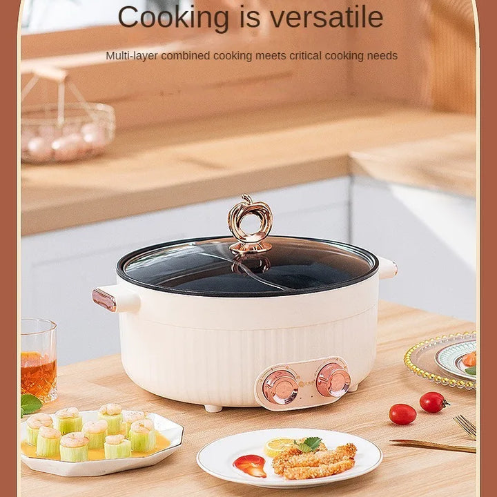 Electric hot pot Household small electric hot pot nonstick electric pot electric hot pot household nonstick pan Electric Cooker