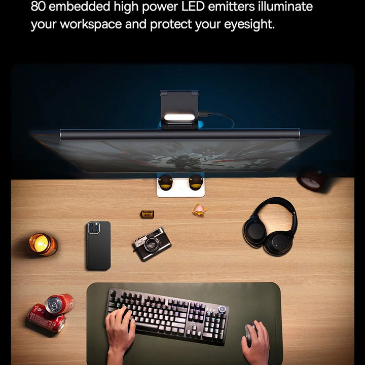 Baseus Screen Light Desk Lamp Computer Light Screen Hanging Light New Table Lamp LCD Monitor Laptop Light USB Study Read Lamp