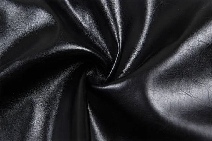 Sexy Crop Top Inside Women Black PU Leather Rope Strap Hollow Out Punk Style Tank Tops Vest Fashion Backless Club Party Wear